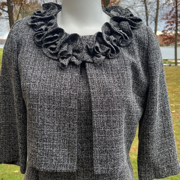 Vintage 90’s Danny & Nicole retro sheath dress w/cropped jacket 6P-8P - Picture 3 of 14